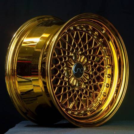 JNC Wheels - JNC Wheels Rim JNC045 Gold Platinum 15x8.25 4x100 ET10