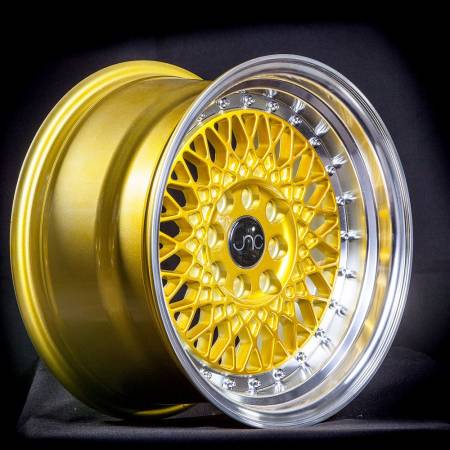 JNC Wheels - JNC Wheels Rim JNC031 Candy Gold Machined Lip 15x8 4x100/4x114.3 ET20