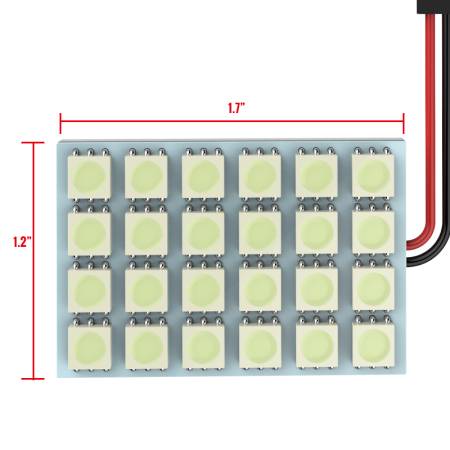 Spec'D Tuning Products - Spec-D Universal SMD 24PC LED Panel Dome Light