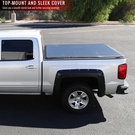 Spec'D Tuning Products - Spec-D 1999-2006 Chevrolet Silverado GMC Sierra 96" Long Bed Tri-Fold Tonneau Cover