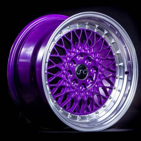 JNC Wheels - JNC Wheels Rim JNC031 Candy Purple Machined Lip 15x8 4x100/4x114.3 ET20