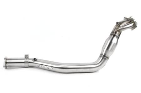 PERRIN Performance - Perrin 02-14 Subaru WRX / 04-21 STI (EJ) 304SS 3in. Down Pipe w/Cat (Slip Fit Rear/Divorced WG)