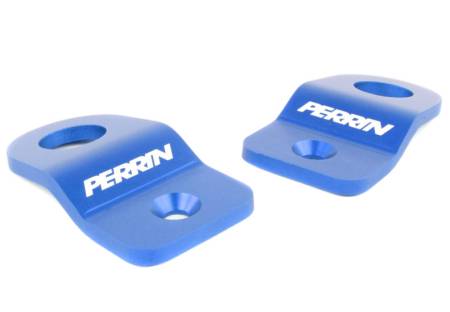 PERRIN Performance - Perrin 08-21 Subaru WRX/STI Upper Radiator Bracket Set - Blue