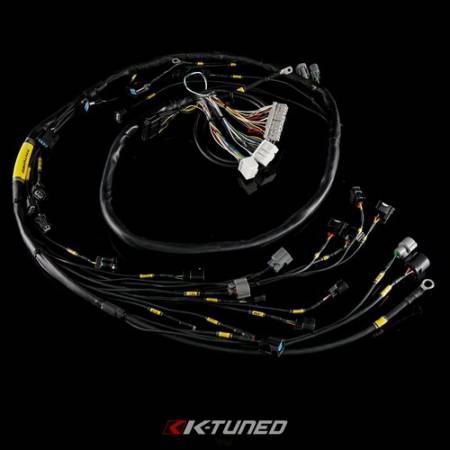 K-Tuned Race-Grade with Reychem K-Series Tucked Engine Harness w/Integrated power wire - w/RSX Injector Clips