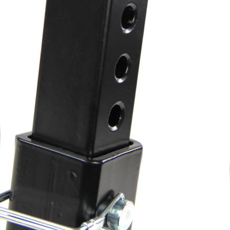 Spec'D Tuning Products - Spec-D Universal Black Steel Adjustable Truck Bed 2" Hitch Extender