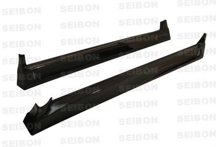 Seibon Carbon - Seibon GD-style carbon fiber side skirts for 2006-2007 Subaru Impreza/WRX/Sti