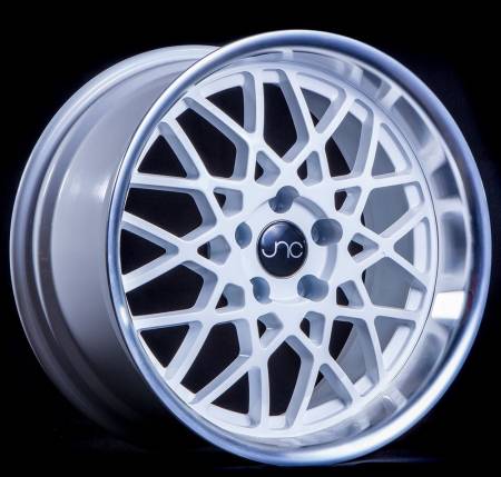 JNC Wheels - JNC Wheels Rim JNC016 White Machined Lip 18x8.5 5x112 ET30 66.6CB