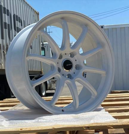 Avid.1 Wheels - Avid.1 Wheels Rim AV-40 18x9.5 5x114.3 ET38 73.1CB Matte White