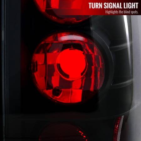 Spec'D Tuning Products - Spec-D 2004-2015 Nissan Titan Tail Lights (Matte Black Housing/Clear Lens)