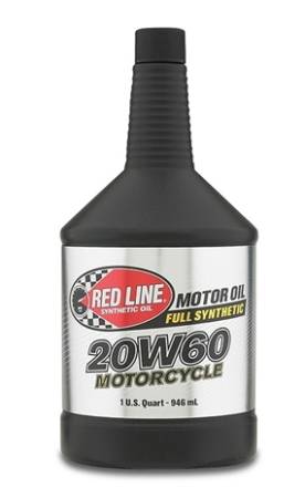 Red Line Synthetic Oil - Red Line Oil 20W60 Synthetic Motor Oil 1 Quart