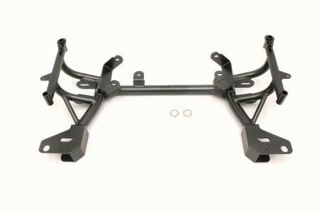 BMR Suspension - BMR 98-02 4th Gen F-Body K-Member w/ Turbo LS1 Motor Mounts and STD. Rack Mounts - Black Hammertone