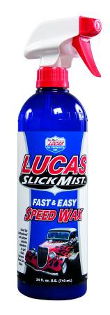 Lucas Oil - Lucas Spray Wax - Slick Mist Speed Wax - Exterior - 24 oz Spray Bottle - Each