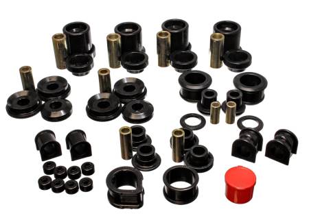 Energy Suspension - Energy Suspension 90-96 Nissan 300ZX Black Hyper-Flex Master Bushing Set (Sway bar end link bushings