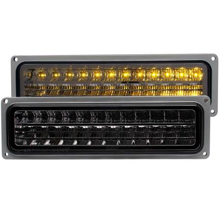 ANZO Headlights, Tail Lights and More  - ANZO 1988-1998 Chevrolet C1500 LED Parking Lights Smoke