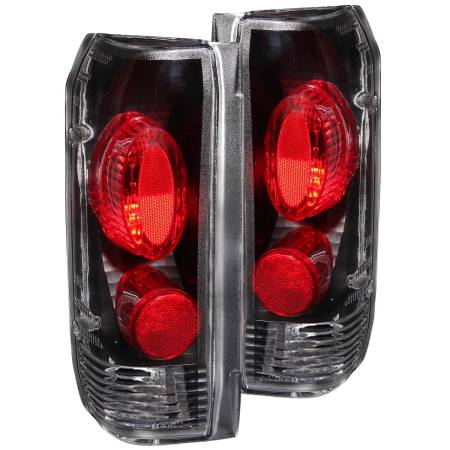 ANZO Headlights, Tail Lights and More  - ANZO 1989-1996 Ford F-150 Taillights Black