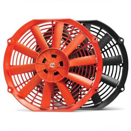 BLOX Racing - BLOX Racing 10inch Electric Slim Fan - Red