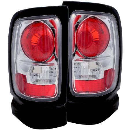 ANZO Headlights, Tail Lights and More  - ANZO 1994-2001 Dodge Ram Taillights Chrome