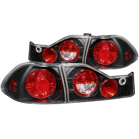 ANZO Headlights, Tail Lights and More  - ANZO 1998-2000 Honda Accord Taillights Black