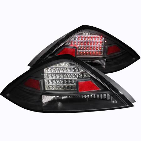 ANZO Headlights, Tail Lights and More  - ANZO 2003-2005 Honda Accord LED Taillights Black