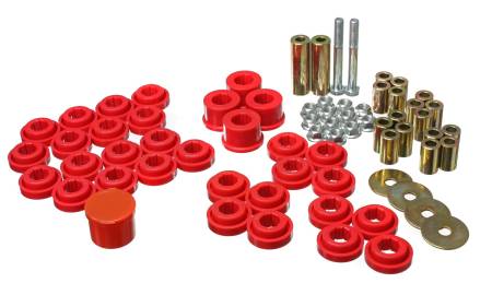 Energy Suspension - Energy Suspension Chrysler/Dodge Red Rear End Control Arm Bushing Set