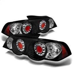 Spyder Auto - Spyder Acura RSX 02-04 LED Tail Lights Black ALT-YD-ARSX02-LED-BK