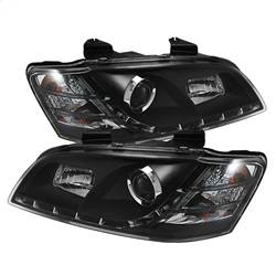 Spyder Auto - Spyder Pontiac G8 08-09 Projector Headlights DRL Black High H1 Low H7 PRO-YD-PG808-DRL-BK