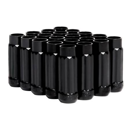 BLOX Racing - BLOX Racing 12-Sided P17 Tuner Lug Nuts 12x1.25 - Black Steel - Set of 20