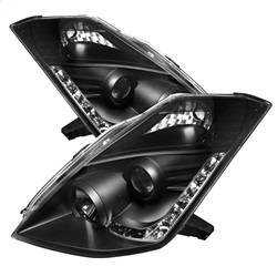 Spyder Auto - Spyder Nissan 350Z 06-08 Projector Headlights Xenon/HID Model- DRL Blk PRO-YD-N350Z06-HID-DRL-BK