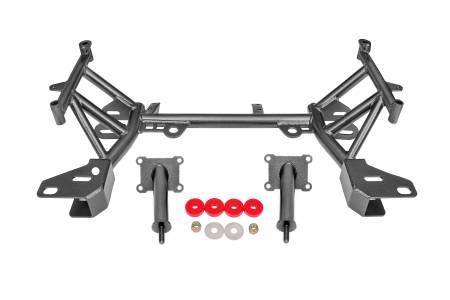 BMR Suspension - BMR 93-02 4th Gen F-Body K-member Low Mount Turbo LS1 Motor Mounts Pinto Mounts - Black Hammertone