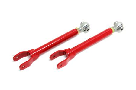 BMR Suspension - BMR 10-15 5th Gen Camaro Trailing Arms Rear w/ Single Adj. Rod Ends - Red