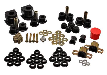 Energy Suspension - Energy Suspension 86-91 Mazda RX7 Black Hyper-Flex Master Bushing Set