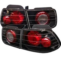 Spyder Auto - Spyder Honda Civic 96-00 2Dr Euro Style Tail Lights Black ALT-YD-HC96-2D-BK