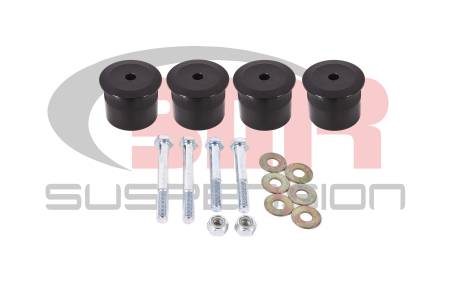 BMR Suspension - BMR 15-17 S550 Mustang Differential Bushing Kit (Aluminum) - Black