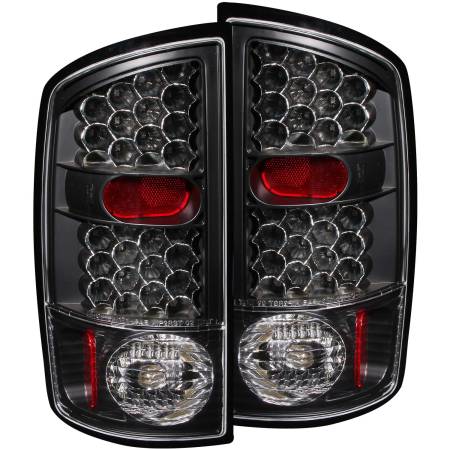 ANZO Headlights, Tail Lights and More  - ANZO 2002-2005 Dodge Ram 1500 LED Taillights Black