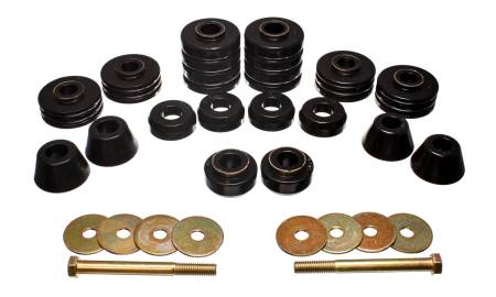 Energy Suspension - Energy Suspension Black Body Cab Mount Set for 73-80 GM C/K-10/20/30 C/K1500/2500/3500