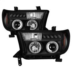 Spyder Auto - Spyder Toyota Tundra 07-13 Projector Headlights CCFL Halo LED Blk PRO-YD-TTU07-CCFL-BK