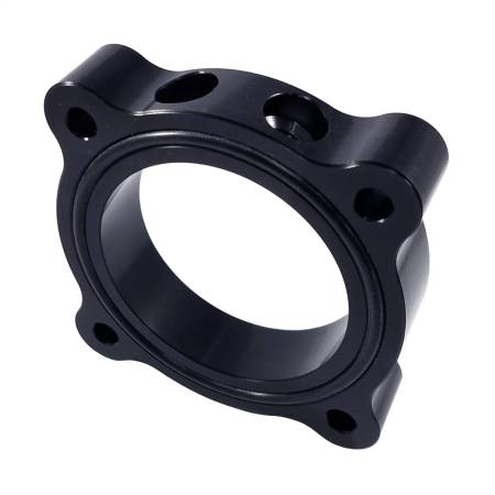 Torque Solution - Torque Solution Throttle Body Spacer 2015 Ford Mustang Ecoboost - Black