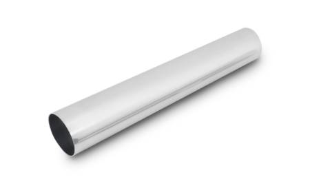 Vibrant Performance 3in O.D. Universal Aluminum Tubing (18in long Straight Pipe) - Polished