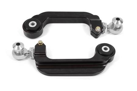 BMR Suspension - BMR 15-21 S550 Mustang Billet Aluminum Camber Links Adjustable (Delrin/Rod ends) - Black Anodized