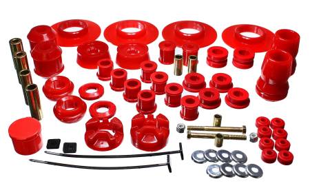 Energy Suspension - Energy Suspension 01-05 Chrysler PT Cruiser FWD Red Hyper-flex Master Bushing Set