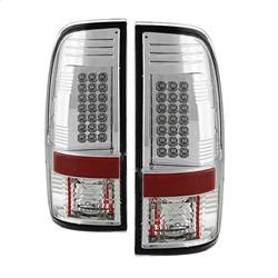 Spyder Auto - Spyder Ford Super Duty 08-15 LED Tail Lights Chrome ALT-YD-FS07-LED-C