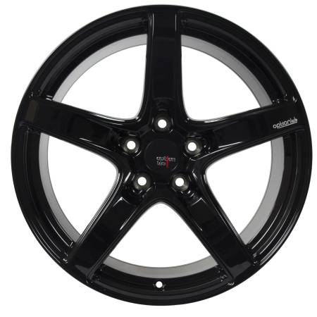 Option Lab Wheels - Option Lab Wheels Rim R555 18x8.5 ET40 5x108 63.4CB Gotham Black