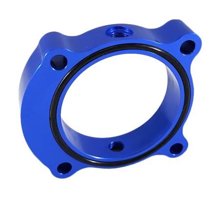 Torque Solution - Torque Solution Throttle Body Spacer Kia Optima 2.0T - Blue