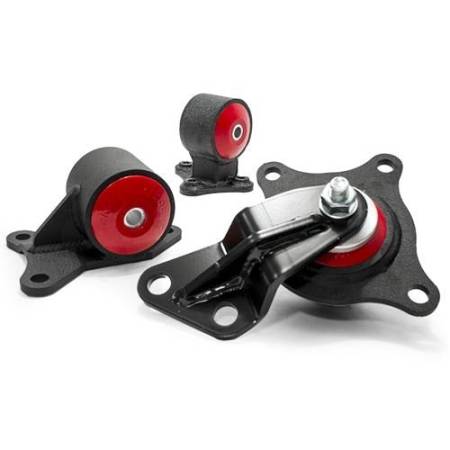 Innovative Mounts - Innovative 01-05 Civic D-Series Black Steel Mounts 60A Bushings