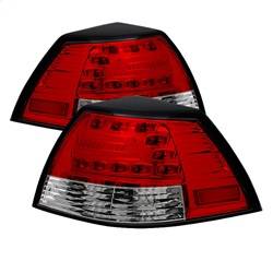 Spyder Auto - Spyder Pontiac G8 08-09 LED Tail Lights Red Clear ALT-YD-PG808-LED-RC