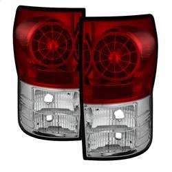 Spyder Auto - Spyder Toyota Tundra 07-13 LED Tail lights Red Clear ALT-YD-TTU07-LED-RC