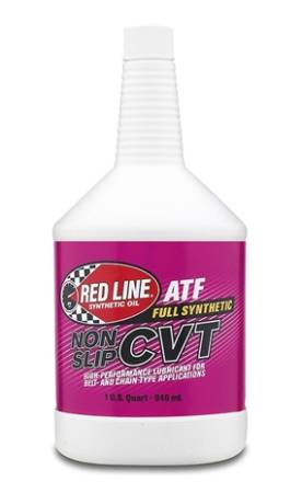 Red Line Synthetic Oil - Red Line Oil Transmission Oil Non-Slip Synthetic CVT 1 Quart - Case of 12