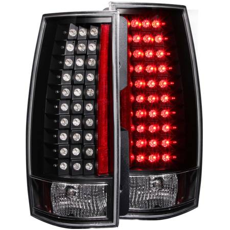 ANZO Headlights, Tail Lights and More  - ANZO 2007-2014 Chevrolet Suburban LED Taillights Black G4