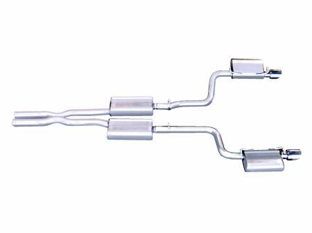 Gibson Performance Exhaust - Gibson 05-15 Chrysler 300 C 5.7L 2.5in Cat-Back Dual Exhaust - Stainless