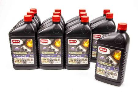 Amalie Motor Oil - Amalie Motor Oil PRO HP Syn Blend 10w30 Oil Case 12x1Qt